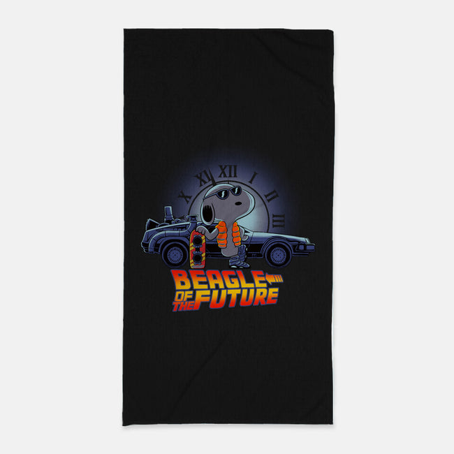 Beagle Of The Future-None-Beach-Towel-rmatix