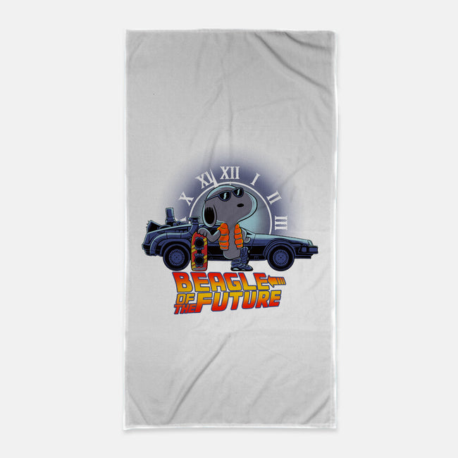 Beagle Of The Future-None-Beach-Towel-rmatix