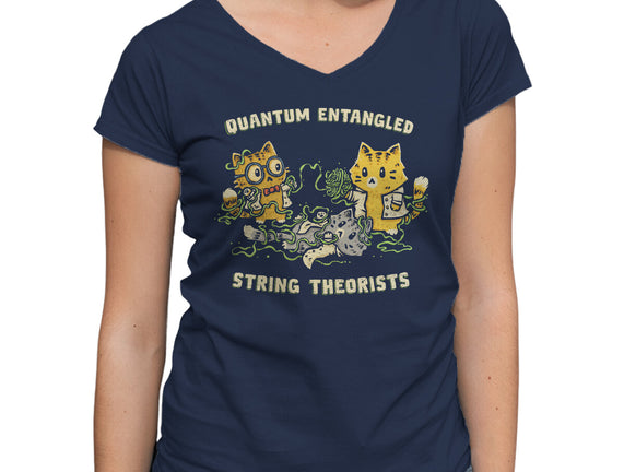 Quantum Entangled String Theorists