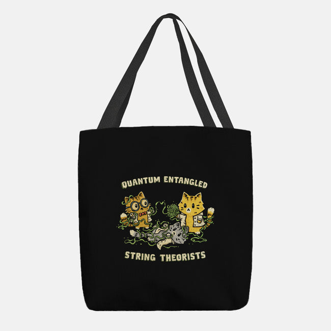 Quantum Entangled String Theorists-None-Basic Tote-Bag-kg07