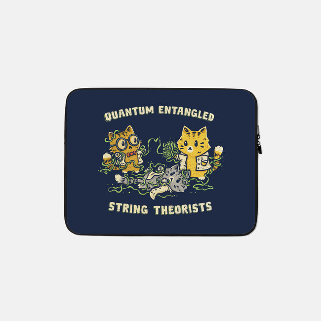 Quantum Entangled String Theorists-None-Zippered-Laptop Sleeve-kg07