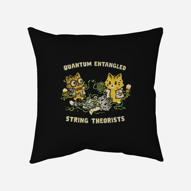 Quantum Entangled String Theorists-None-Non-Removable Cover w Insert-Throw Pillow-kg07