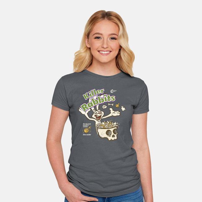 Silly Rabbit-Womens-Fitted-Tee-kg07