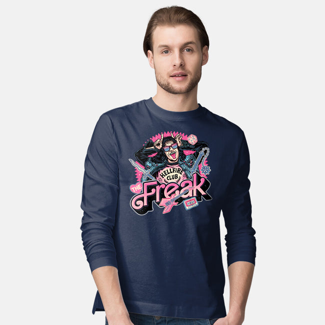 The Freak-Mens-Long Sleeved-Tee-glitchygorilla