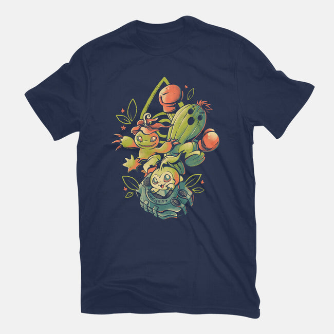 Digital Cactus Evolution-Unisex-Basic-Tee-Arigatees