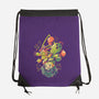 Digital Cactus Evolution-None-Drawstring-Bag-Arigatees