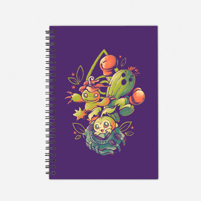 Digital Cactus Evolution-None-Dot Grid-Notebook-Arigatees