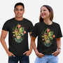 Digital Cactus Evolution-Unisex-Basic-Tee-Arigatees