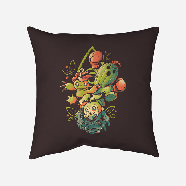 Digital Cactus Evolution-None-Non-Removable Cover w Insert-Throw Pillow-Arigatees