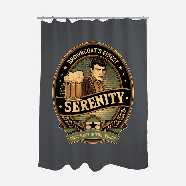 Shiny Beer-None-Polyester-Shower Curtain-retrodivision