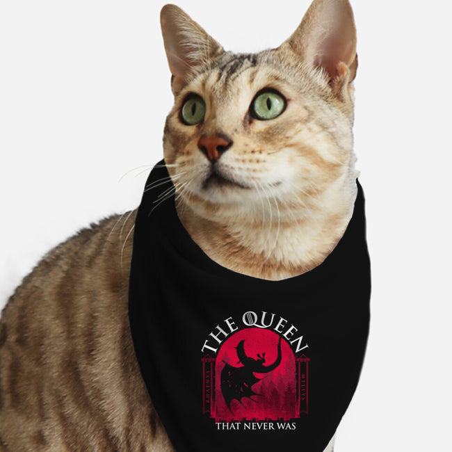 Red Queen-Cat-Bandana-Pet Collar-rocketman_art