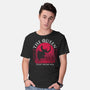 Red Queen-Mens-Basic-Tee-rocketman_art