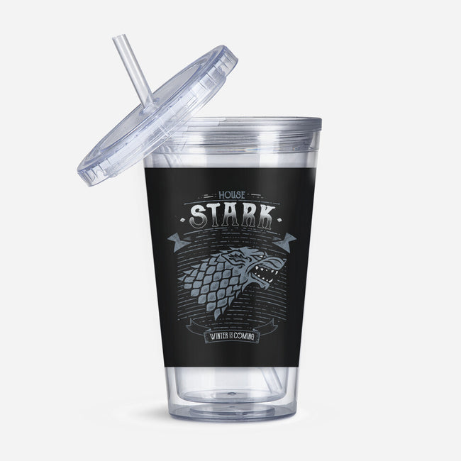 House Stark-None-Acrylic Tumbler-Drinkware-teesgeex