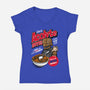 Acolyte Bytes-Womens-V-Neck-Tee-Wheels