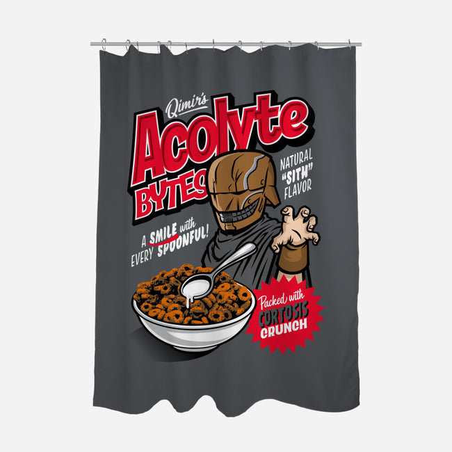 Acolyte Bytes-None-Polyester-Shower Curtain-Wheels