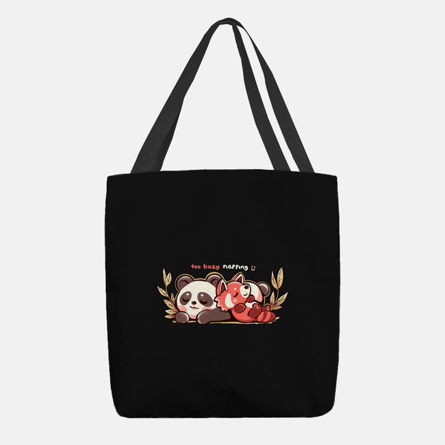 Too Busy Napping-None-Basic Tote-Bag-TechraNova