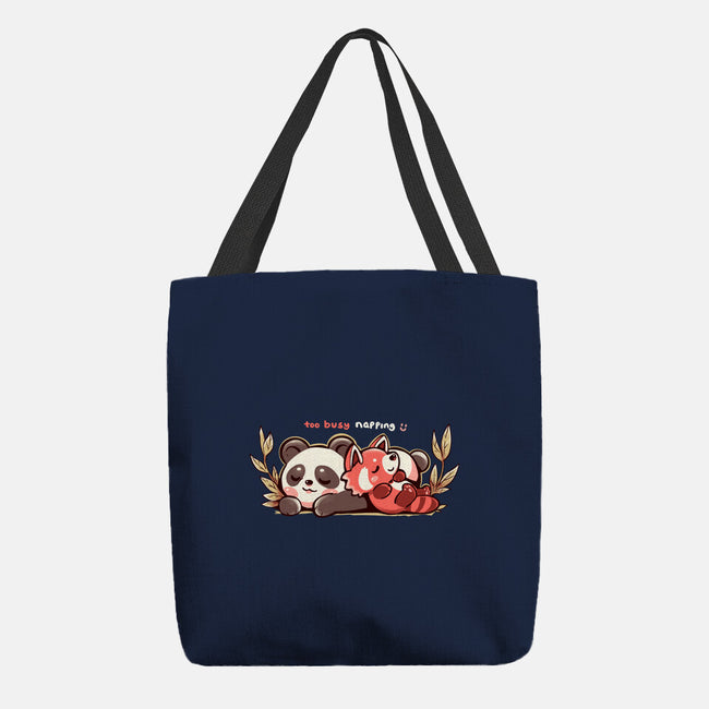 Too Busy Napping-None-Basic Tote-Bag-TechraNova