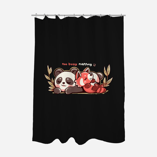 Too Busy Napping-None-Polyester-Shower Curtain-TechraNova