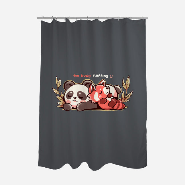 Too Busy Napping-None-Polyester-Shower Curtain-TechraNova