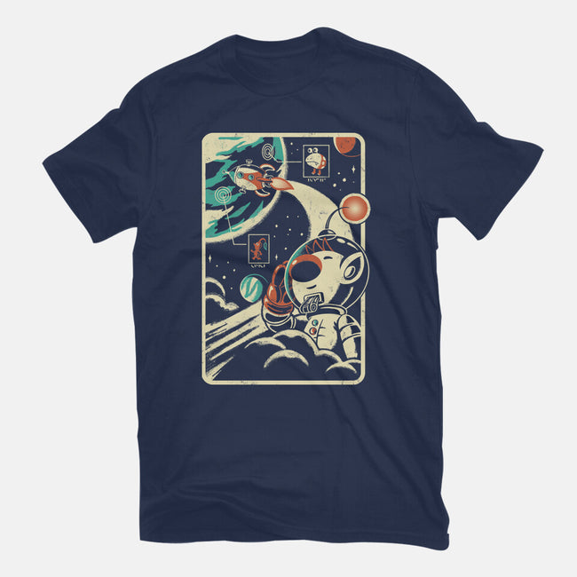 Interstellar Explorer-Womens-Basic-Tee-Henrique Torres