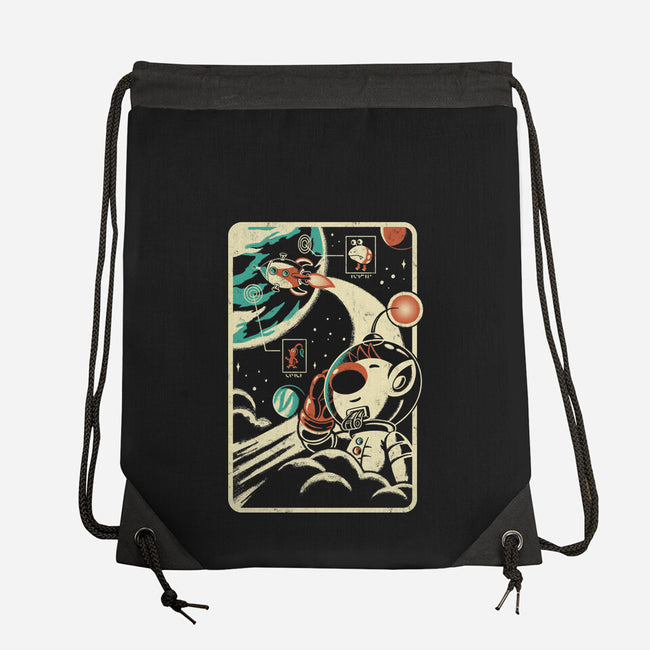 Interstellar Explorer-None-Drawstring-Bag-Henrique Torres