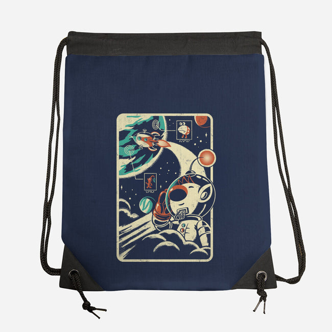 Interstellar Explorer-None-Drawstring-Bag-Henrique Torres