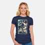 Interstellar Explorer-Womens-Fitted-Tee-Henrique Torres