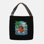 Summer Capybara-None-Adjustable Tote-Bag-TechraNova