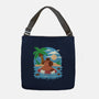 Summer Capybara-None-Adjustable Tote-Bag-TechraNova