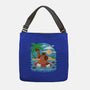 Summer Capybara-None-Adjustable Tote-Bag-TechraNova