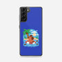 Summer Capybara-Samsung-Snap-Phone Case-TechraNova