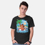 Summer Capybara-Mens-Basic-Tee-TechraNova