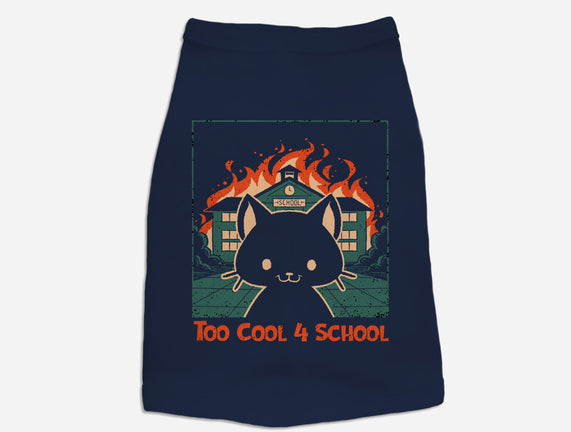 Cat At School On Fire