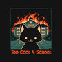 Cat At School On Fire-Samsung-Snap-Phone Case-worlddominationforcats