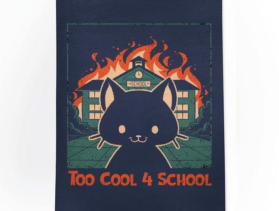 Cat At School On Fire