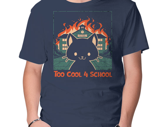 Cat At School On Fire