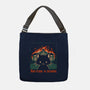 Cat At School On Fire-None-Adjustable Tote-Bag-worlddominationforcats