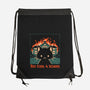 Cat At School On Fire-None-Drawstring-Bag-worlddominationforcats