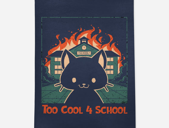 Cat At School On Fire