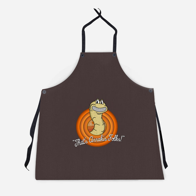 That's Arrakis Folks-Unisex-Kitchen-Apron-sillyindustries