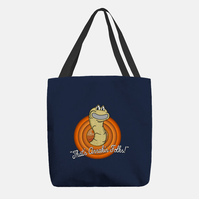 That's Arrakis Folks-None-Basic Tote-Bag-sillyindustries