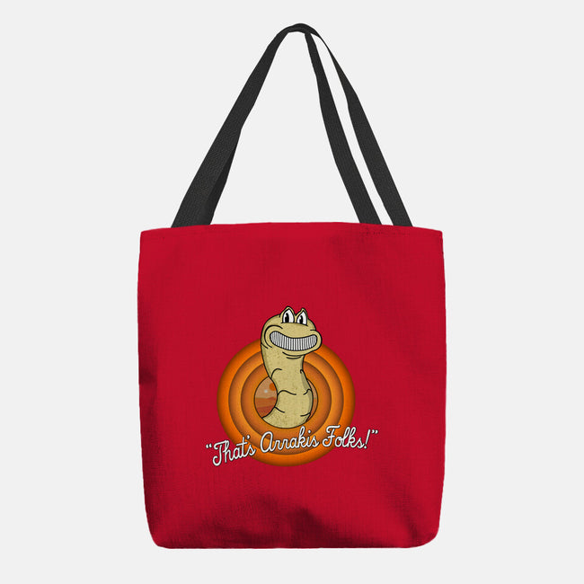 That's Arrakis Folks-None-Basic Tote-Bag-sillyindustries