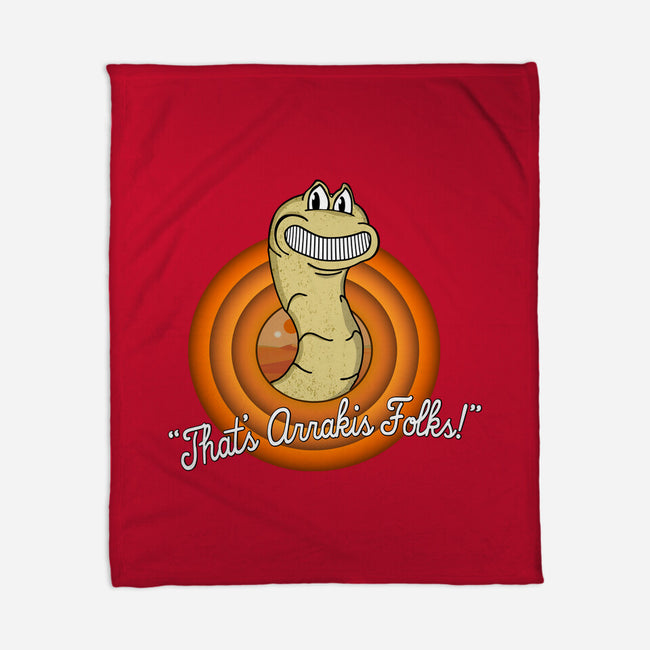 That's Arrakis Folks-None-Fleece-Blanket-sillyindustries