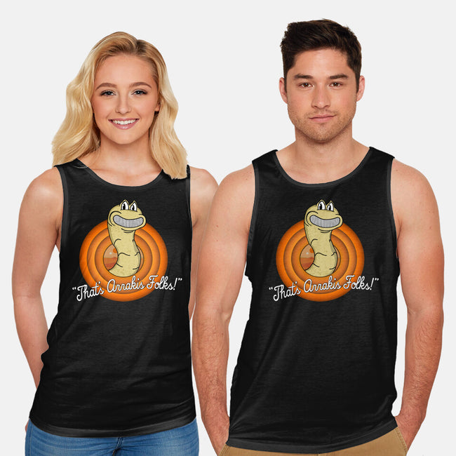 That's Arrakis Folks-Unisex-Basic-Tank-sillyindustries