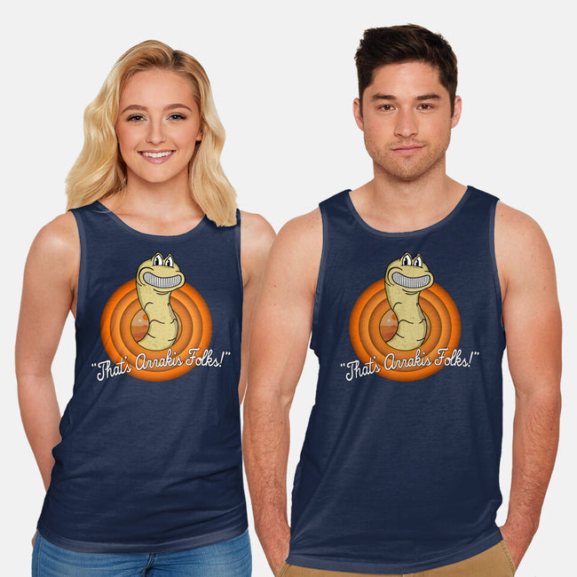 That's Arrakis Folks-Unisex-Basic-Tank-sillyindustries