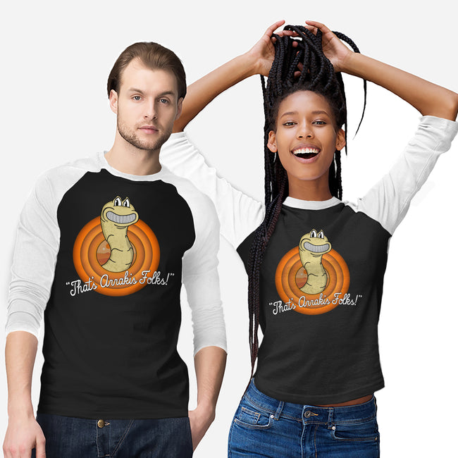 That's Arrakis Folks-Unisex-Baseball-Tee-sillyindustries