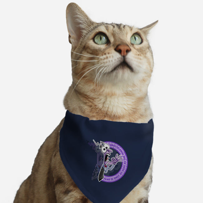 Fear As Mind Allows-Cat-Adjustable-Pet Collar-panicking_bat