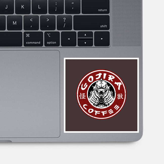 Gojira Coffee-None-Glossy-Sticker-daobiwan