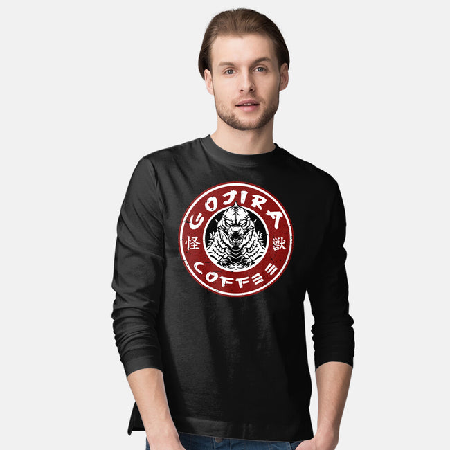 Gojira Coffee-Mens-Long Sleeved-Tee-daobiwan