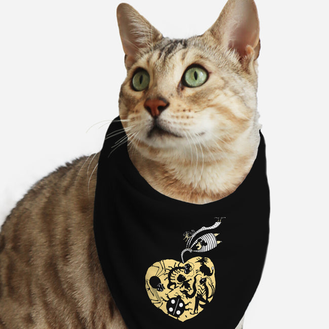 Precious Peach-Cat-Bandana-Pet Collar-dalethesk8er